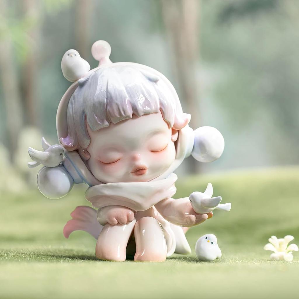 POP MART SKULLPANDA Серия «Тепло», Фигурки-сюрпризы SKULLPANDA, Фигурки-экшн со случайным дизайном, Праздничные подарки на день рождения, Одиночная коробка