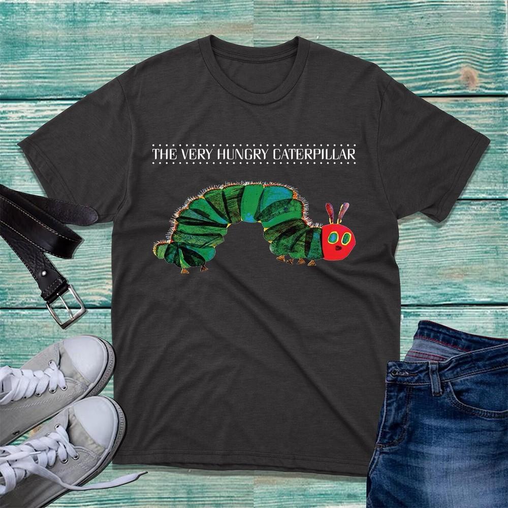 The Very Hungry Caterpillar TShirt World Book Day Funny Caterpillar Unisex Top