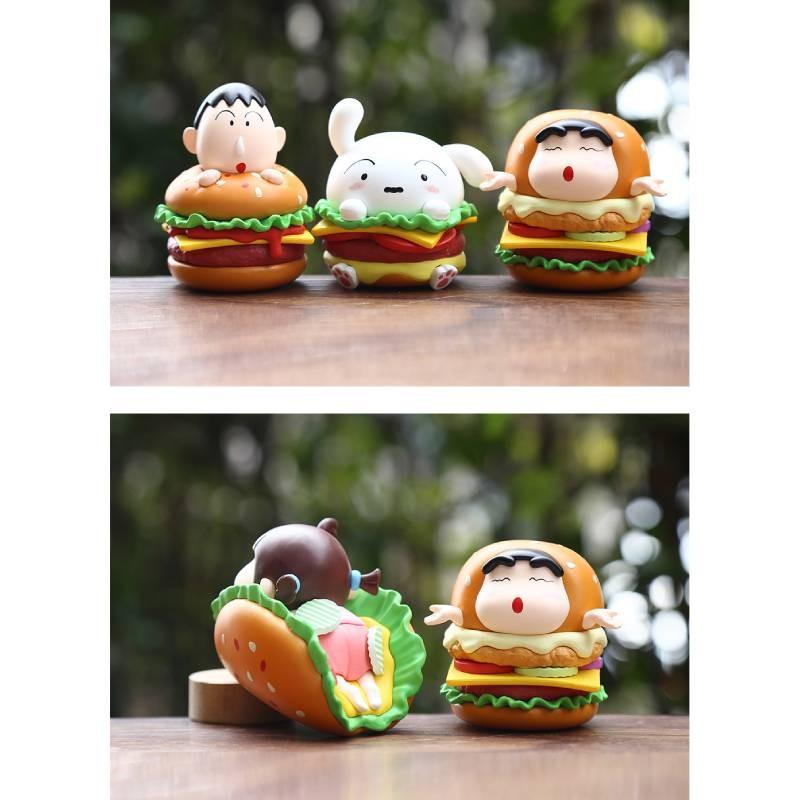 Chan Shin Crayon Character Food Model Toys Cute Cartoon Tabletop Decoration