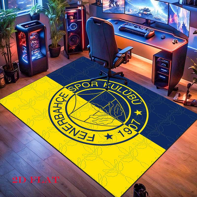 Ковер Fenerbahce Glory для гостиной, спальни, дома, украшение для дивана, нескользящий коврик для детских игр