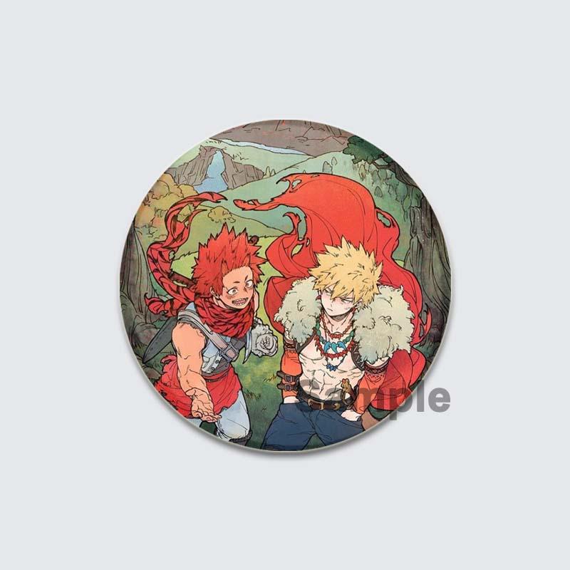 32/44/58 мм аниме значок Моя геройская академия Мидория Изуку/Бакуго Катсуки/Тодороки Шото мультфильм брошь булавки рюкзак одежда аксессуары подарок