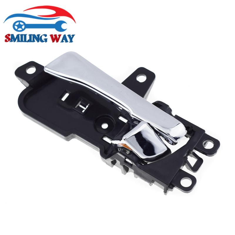 1/2/4 шт. Внутренняя ручка двери автомобиля Передняя / Задняя Левая Водительская или Правая Пассажирская Для Hyundai Sonata 2011 2012 2013 2014 Хром