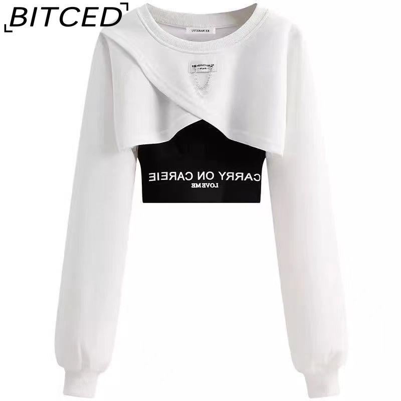 BITCED Dopamine Cool и Cool Salt Style Girl Крутые и стильные уличные рабочие брюки, костюм для горячей девушки, школьная форма, толстовка с капюшоном из трех частей