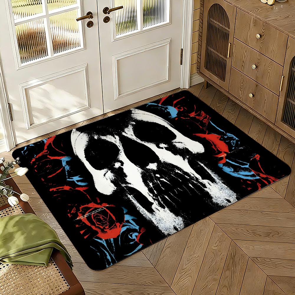 Famous rock Band D-Deftones Floor Mat Soft Thickened Absorbent Non-Slip Bedroom Living Room Door Mat Home Decor Flannel Rugs