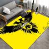 AEK FC Football Player Portrait Area Rug, Non Slip Floor Mat, Soccer Club Print Carpet for Fan Room Decor