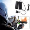 USB Electric Heated Grips Motorcycle Handlebars Anti-Slip Grips Warmers Adjust Temperature Motorcycle Bar Parts Handle Bike Y9C5