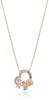 BLOOM Little June Birthstone Серебряное ожерелье с розовым золотом и жемчугом Акойя BSPKB073ZR42 [Эстель] [Блум] [Дисней] "Русалочка"