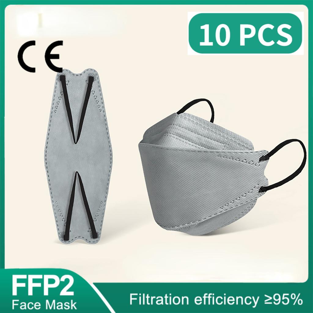 Подходит для детей 4-12 лет, маски FFP2 Morandi, 4 слоя, корейские Homologada Mascarillas FPP2 Niños, черная маска FFP2mask Kids