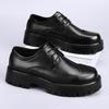 Genuine Leather Men Casual Shoes British Style Mens Oxfords Shoes New Design Brogue Shoes Thick Bottom Man Formal Dress Footwear