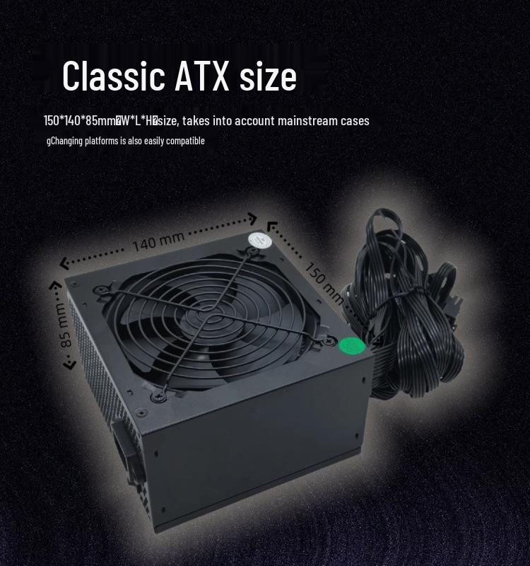 Supreme 450W Bronze ATX Gaming Power Supply for PC