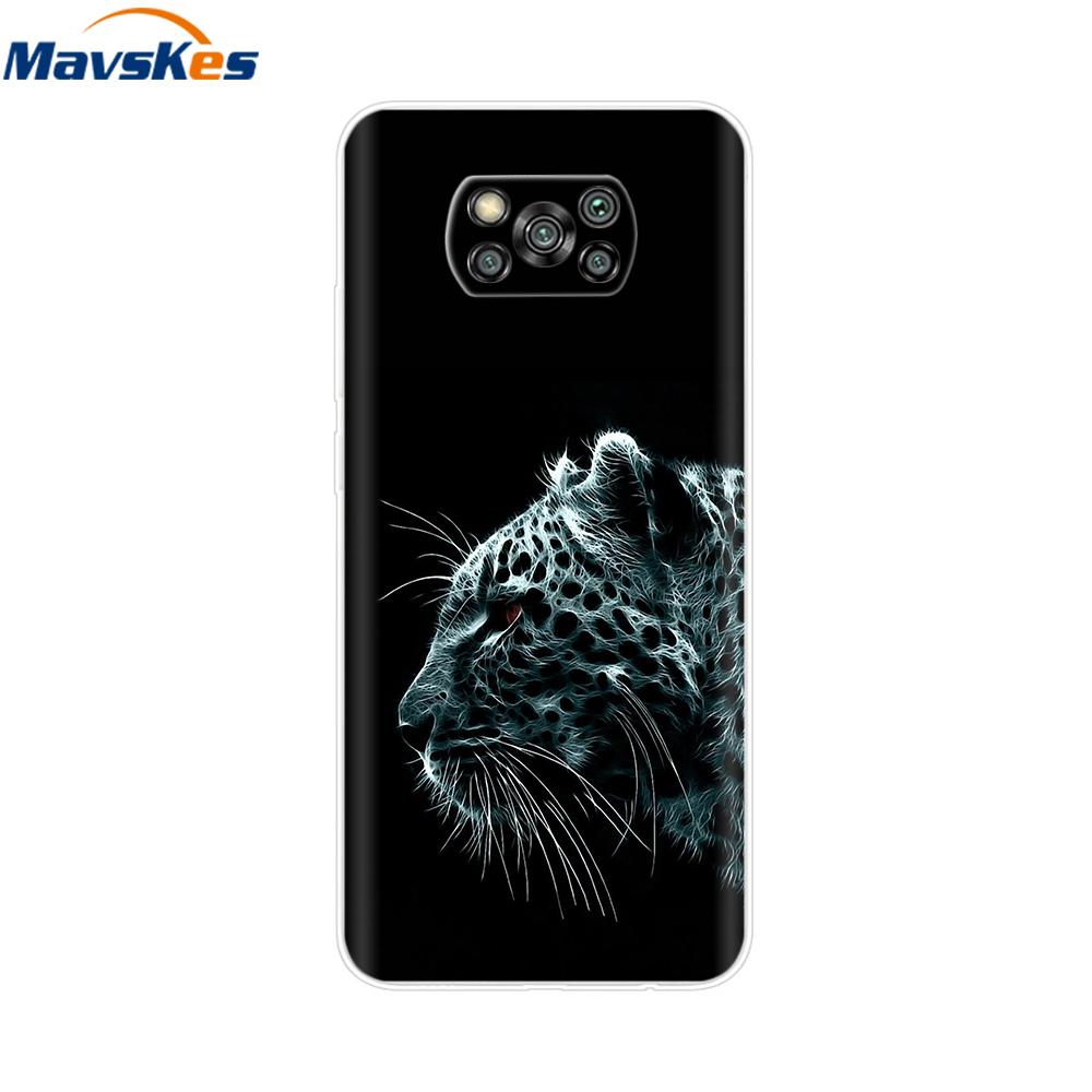 Чехол для Xiaomi POCO X3 Для Poco X3 Pro NFC Силиконовый Мягкая Задняя Крышка Для Poco X3 POCOX3 X 3 NFC 6.67'' Fundas Чехлы Coque Бампер