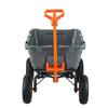 Poly Garden Dump Cart Heavy-duty Yard Carts and Wagons 1500 lbs 13" Tires