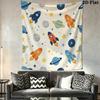 Cute Cartoon Wall Tapestry Aesthetic Wall Hanging Printed Fabric Blanket Decorative Tapestries for Bedroom Living Room Home Decor