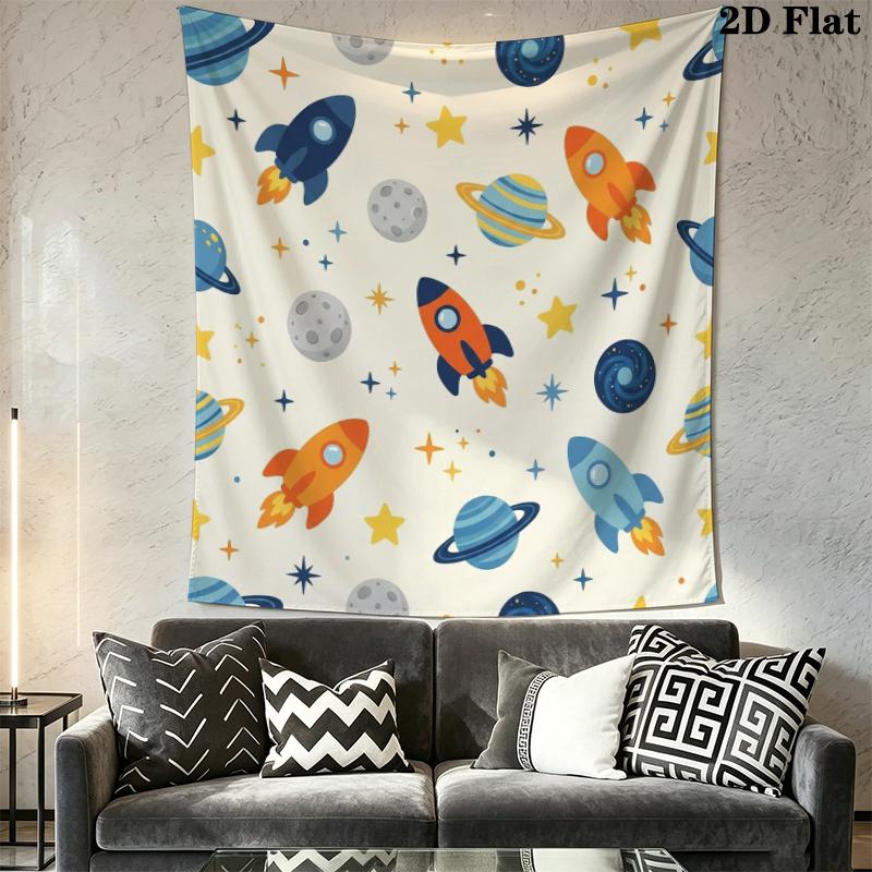 Cute Cartoon Wall Tapestry Aesthetic Wall Hanging Printed Fabric Blanket Decorative Tapestries for Bedroom Living Room Home Decor