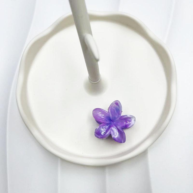 Европейский и американский Франжипани 4 см Модный зажим-краб для волос для пляжного отдыха