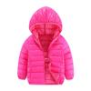 Детская модная повседневная пуховая куртка с капюшоном