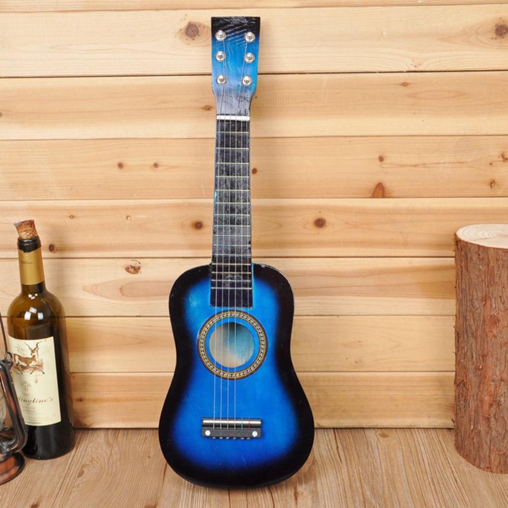 Детская гитара из массива дерева Классический музыкальный инструмент Игрушка Игра Деятельность