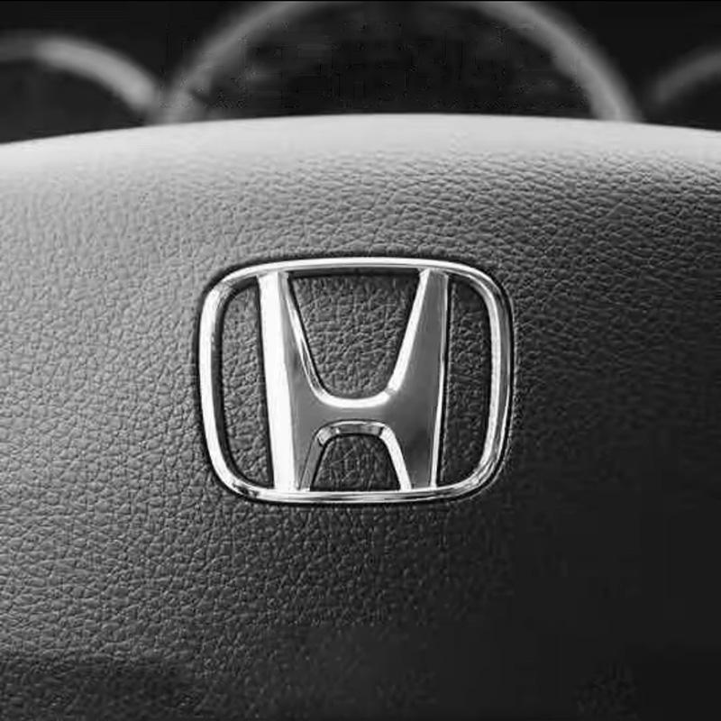 50/53 мм ABS Наклейка-эмблема на руль автомобиля Аксессуары для Honda Civic FIT Accord Prelude CRV 5-го City CRZ CRX Jazz HRV Pilot
