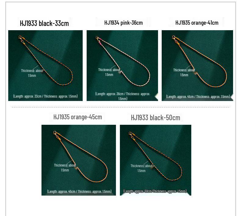 Плетеное колье ручной работы: Красочный мягкий веревочный шнурок и женская ключичная цепочка с подвеской