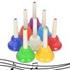 Diatonic Metal Hand Bell Music Toys 8pcs 8 Notes Educational And Fun Toy For Children Colorful Merry Handbells Musical Bells