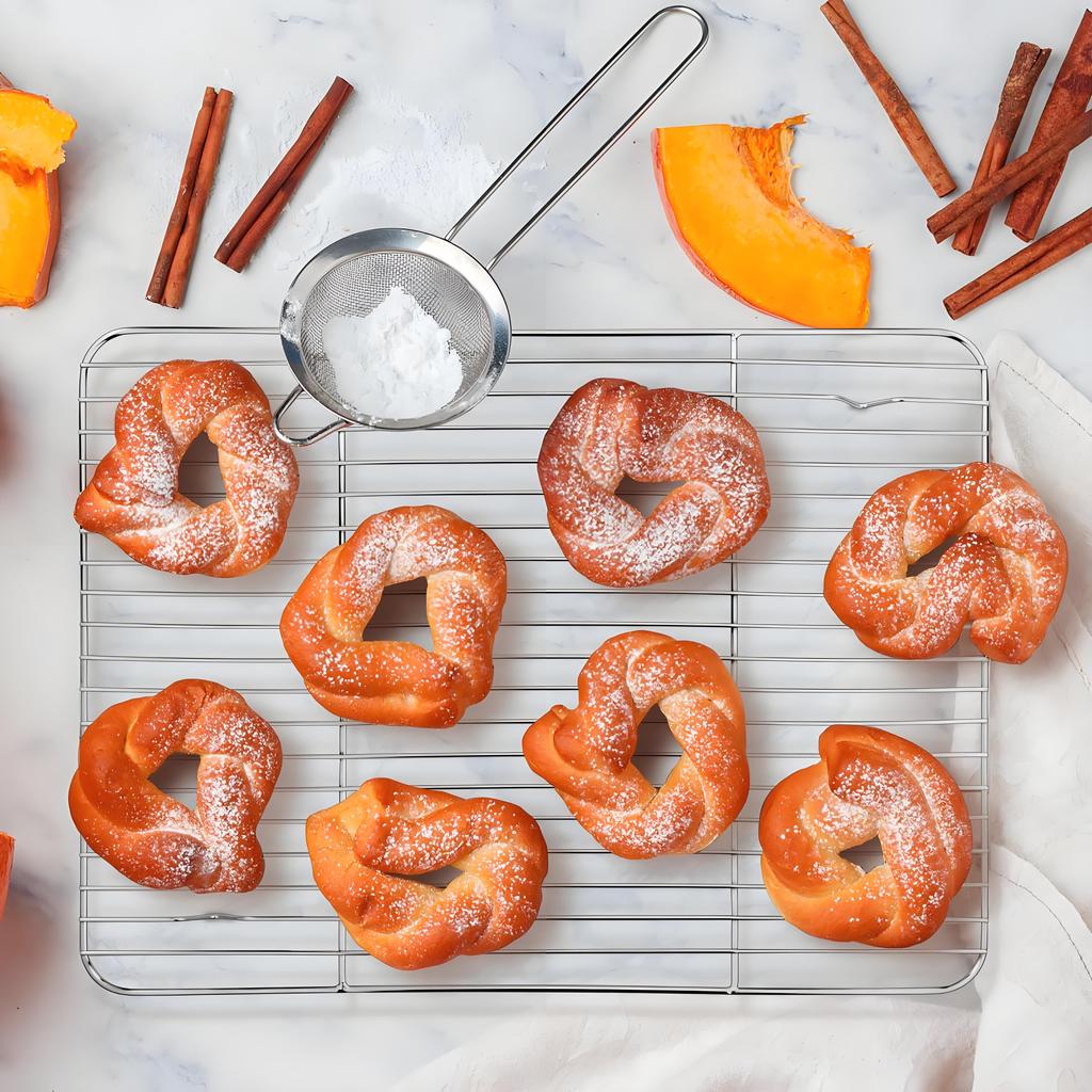 Набор противней для печенья из нержавеющей стали и решетки для охлаждения | Противень половинного размера Сверхпрочный | Можно мыть в посудомоечной машине и не ржавеет для домашних пекарей