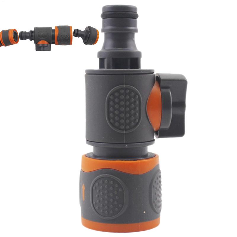 Быстросъемные шланговые фитинги Врезные Фитинги для водяного шланга Быстроразъемный Адаптер-соединитель для водяного шланга с регулирующим клапаном для соединения