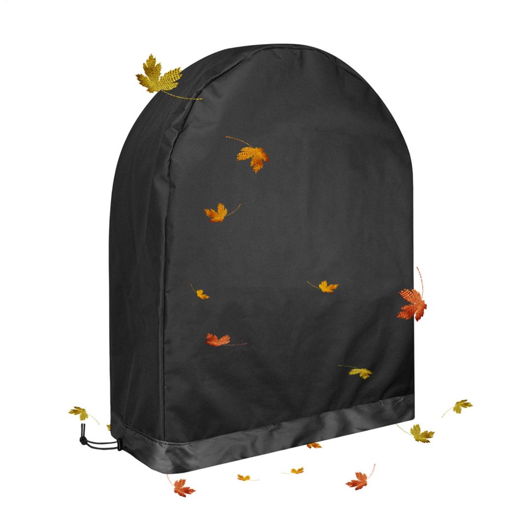 Industrial Outdoor Fan Cover Oxford Fabric Silver Coated Waterproof UV Dust Proof Universal Fit Heavy Duty Protective Case