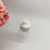 Transparent 30ml Refillable Bottles Flip Top Containers Round Plastic Bottle 1oz Dispensing Bottle