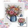 New Arrival 5D DIY Full Circle Diamond Painting "Pot Flower" Embroidery Cross Stitch Home Decor Gift