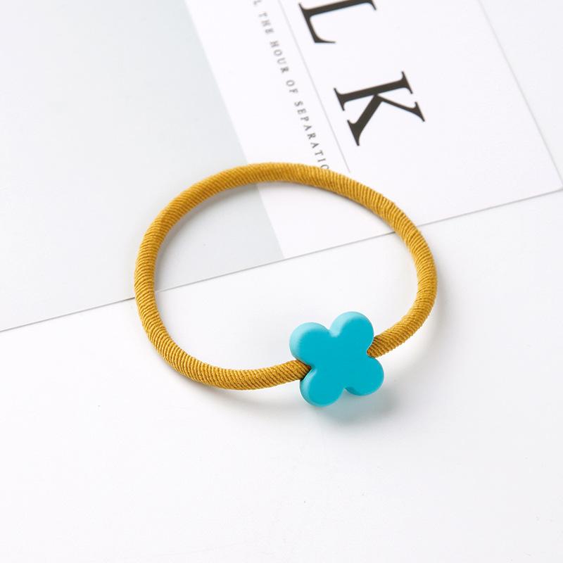 Высокоэластичные резинки для волос в форме сердца, медведя, круглой формы для женщин, резинка для волос, детские, детские, милые, конфетных цветов, ободки для волос, аксессуары для волос