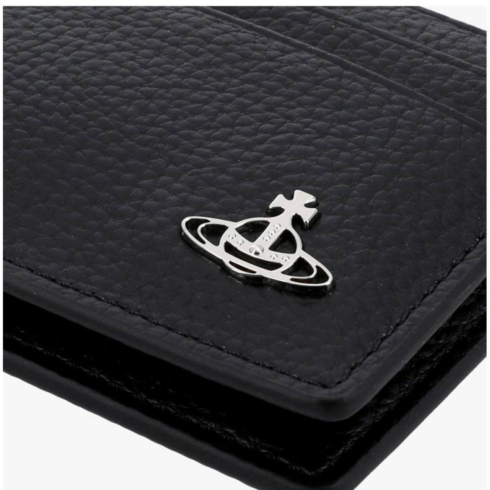 Vivienne Westwood 5402000em S000d N403 Веганский Био Зеленый Зернистый Держатель для карт