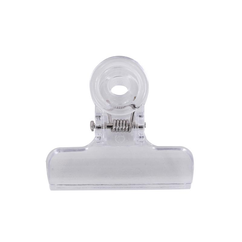 Большие белые прозрачные многофункциональные канцелярские зажимы с длинным хвостом