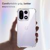 KEYSION Прозрачный противоударный чехол с усиленными углами для OnePlus 15 5G, мягкий ТПУ+ПК, прозрачная задняя крышка телефона для OnePlus 1+ 15