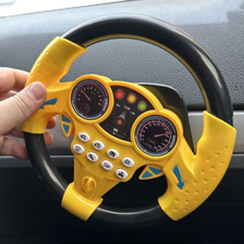 Многофункциональный симулятор рулевого колеса, игрушки, вращение на 360 °, имитация вождения автомобиля, детские игрушки