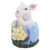 Статуэтка Пасхального Кролика Изысканный Декоративный Легкий в Уходе Декор Пасхального Яйца Кролика для Сада Двора