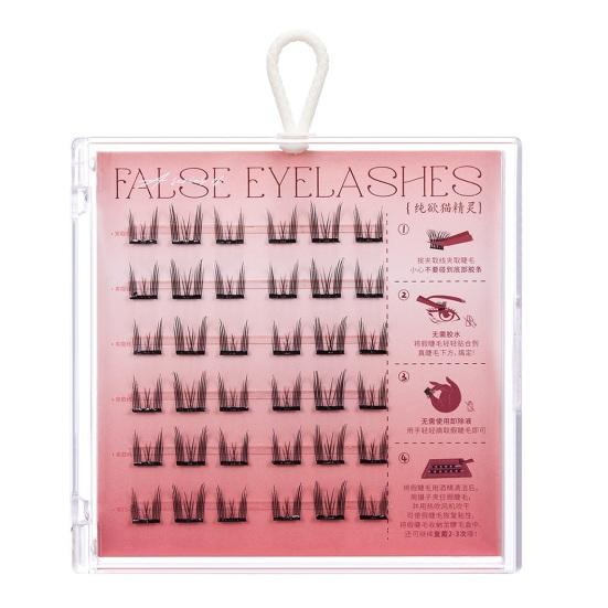 Накладные ресницы без клея, легкое нанесение, естественный вид, многоразовые самоклеящиеся накладные ресницы, женские аксессуары