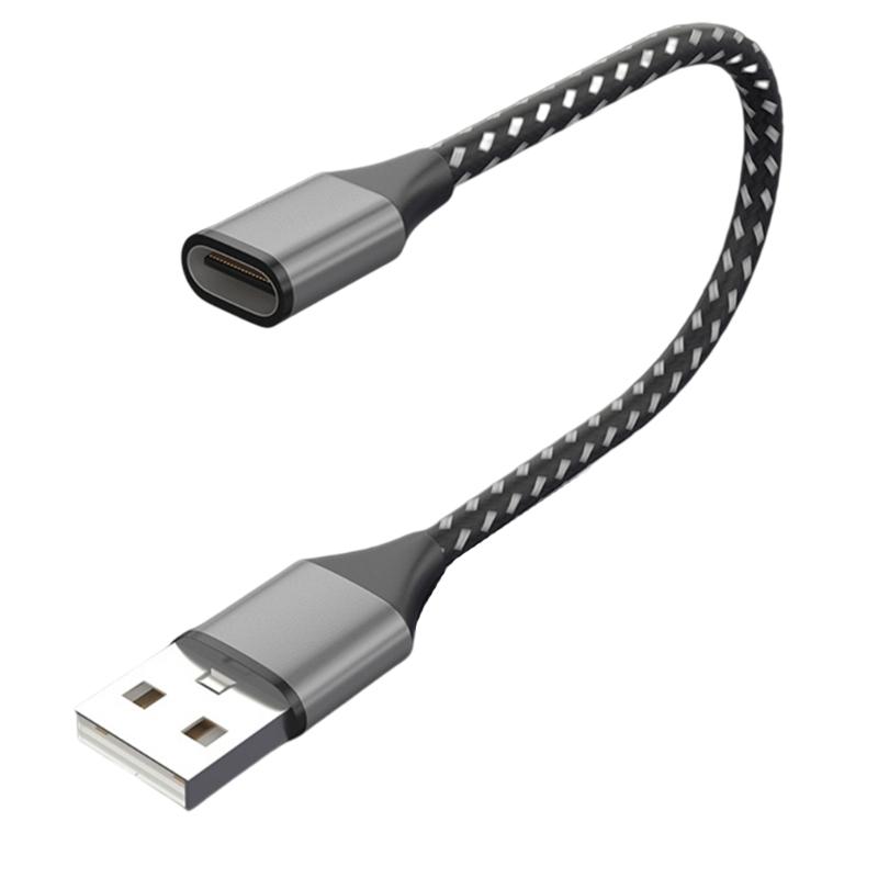 USB 2.0 Адаптер Папа на Type C Мама 480 Мбит/с Синхронизация Данных для Ноутбука ПК USB Зарядных Устройств Удлинитель Конвертер
