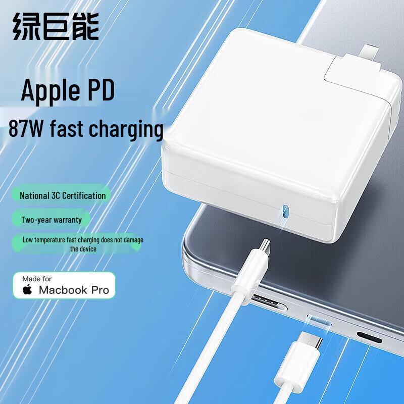 Green Giant 87W GaN USB-C Laptop Charger
