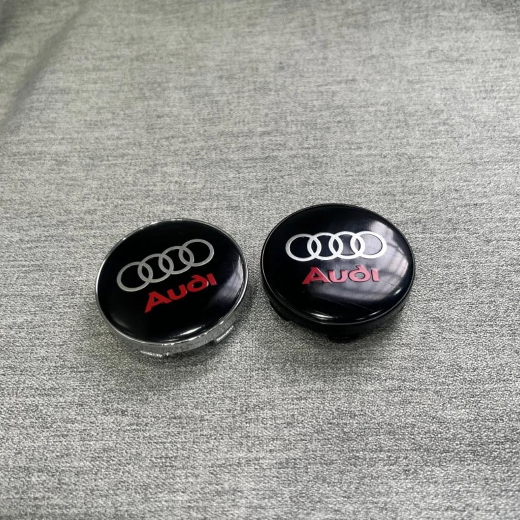 4Pcs 60mm Car Center Wheel Hub Cover Tire Cap For w1 Sline A1 A2 A3 A4 A5 A6 A7 A8 Q1 Q2 Q3 Q4 Q5 Q6 Q7 Q8 TT Auto Accessories1w