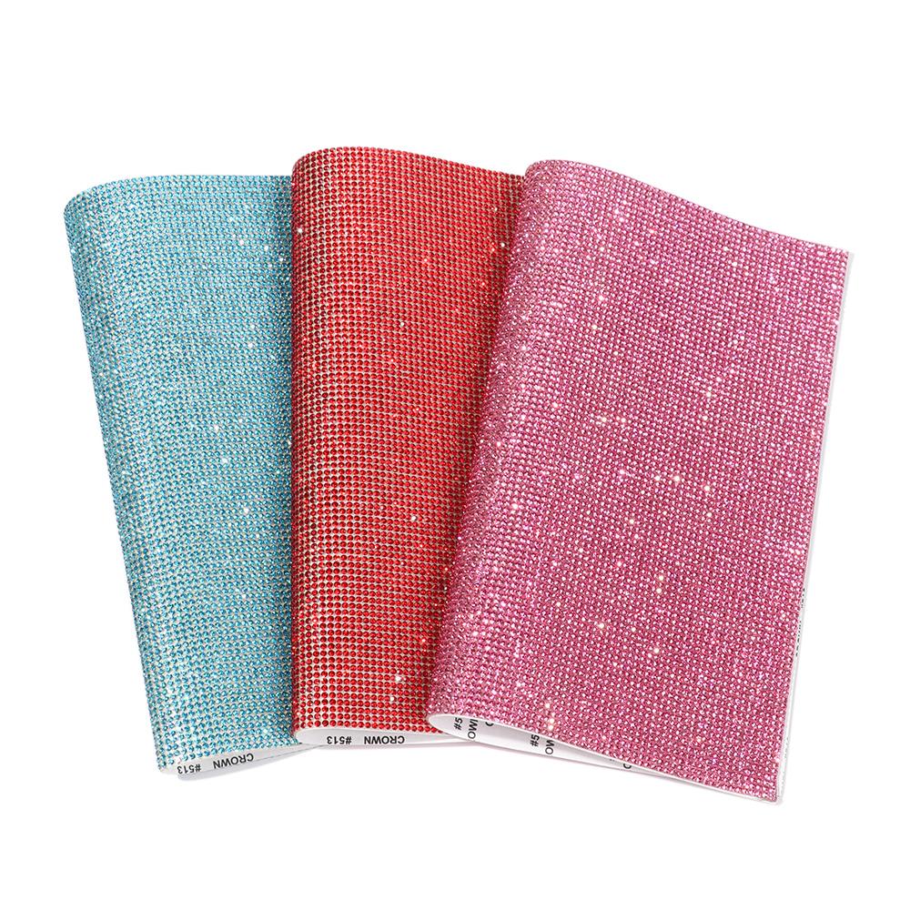 Home Decor Decoration Gifts Glitter Trim Applique Bling Paster Crystal Sticker Rhinestone Sheet