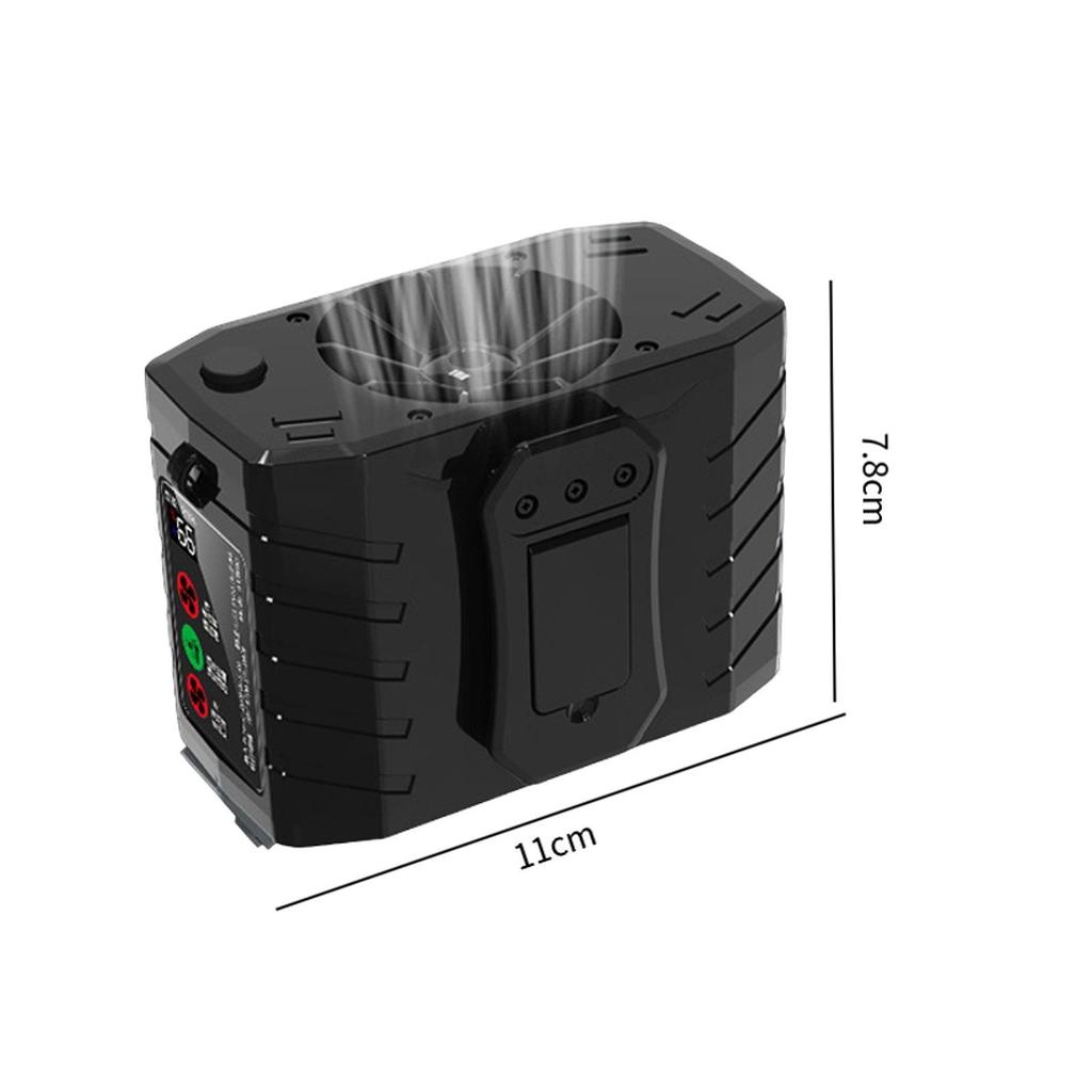 Mini Waist Clip Fan Mute Personal Fan for Hiking Fishing Construction Site