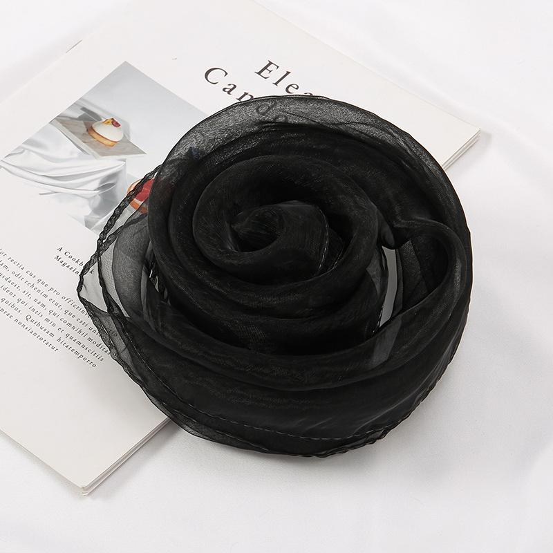 Performing Dance Scarves Square Scarves Music Teaching Aids Candy Colored Solid Color Scarves