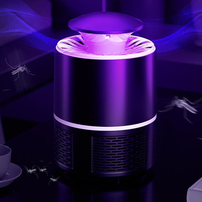 Ультрафиолетовые волны синего света Лампа-уничтожитель комаров USB Без шума Электрическая ловушка для комаров для улицы, помещения, дома Ловушка Репеллент Муха Насекомое