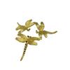 Metal Decoration  Ornament Dragonfly Design Handcrafted Rust-free Display Stand Perfect Gift For Table Desktop Office Home Decor