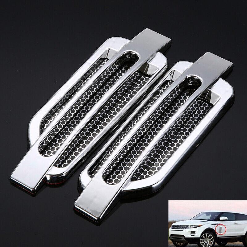 Side Air Flow Vent Hole Cover Fender Intake Grille Duct Decor Sticker For BMW
