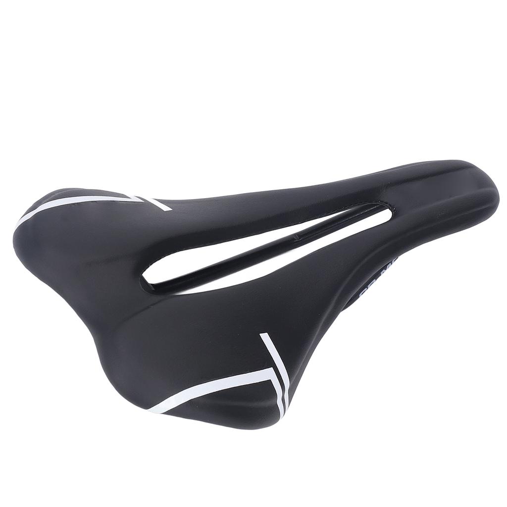 Mountain Bike Saddle Cushion Microfib PU Lth Hollow Brthable for Road Riding