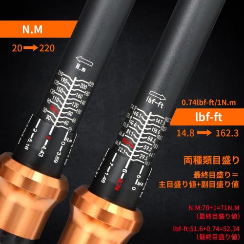 DURAXION 1/2-inch Torque Wrench Set, 15-Piece Set, Preset, 12.7 mm Drive, 20-220 N.m, for Car Tire Changes, Motorcycles, Automobiles, Engines, and Mac