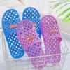 Non-Slip Hollow Toilet Sandals: Summer Bath Slippers for Men & Women - Indoor Household Use