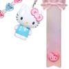 Sanrio Прозрачный брелок для ключей прозрачный и пухлый 3D Hello Kitty Hello Kitty 15 x 4 x 3 см Персонаж 297658