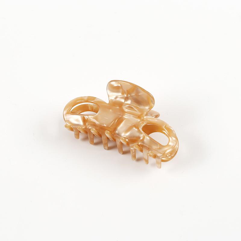 Полый зажим-краб, модная заколка для волос с леопардовым принтом, заколка для волос на затылок, заколка для скрученных волос, заколка-акула